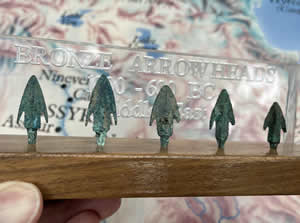 1000-600 BC Bronze Arrowheads