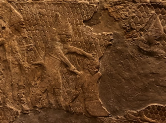 Siege of Lachish - decapitation of the Israelite rebels