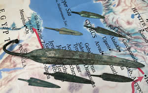 10000-700 BC Spear Point with Arrow Points