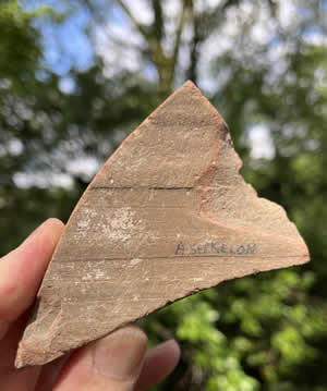 Potsherd from Ashkelon