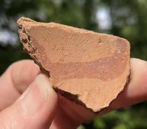 Beth Shemesh Painted Potsherd