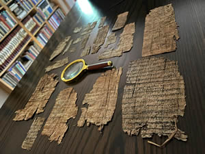 Papyrus from the general time the New Testament was being written and similar to what the NT letters were written on.