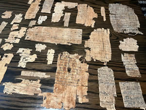 Papyrus from the general time the New Testament was being written and similar to what the NT letters were written on.