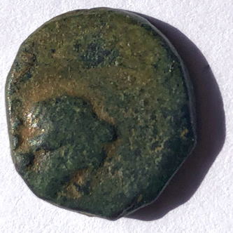 Coin of Antiochus III Megas, or Antiochus the Great, the Seleucid king of Syria 223-187 and the "King of the North" prophecied by Daniel in 11:11-19