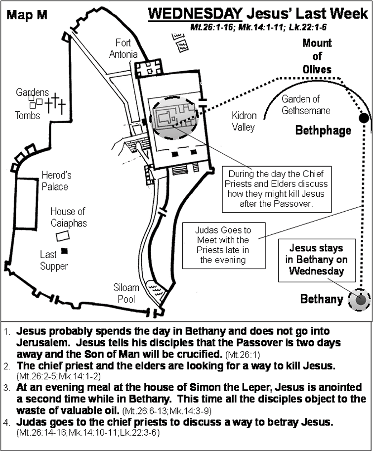 Wednesday of Jesus' Final Week