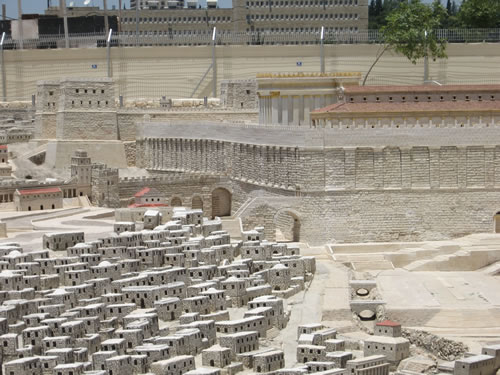 Model of Jerusalem from 70 AD