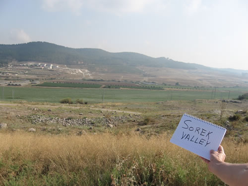 Sorek Valley in Israel