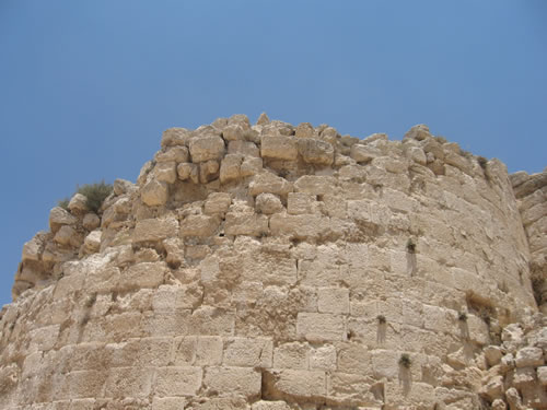 Herodion East Tower seen from inside the Herodion