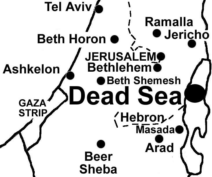 Dead Sea Map